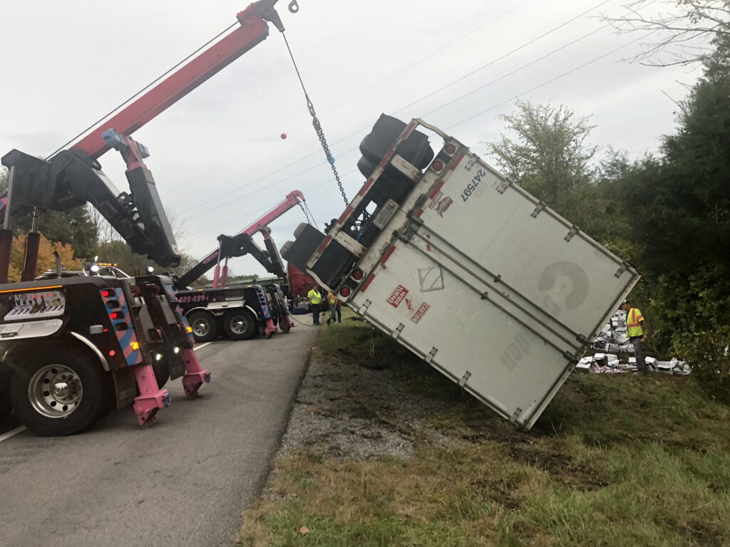 Man Uses Body as Tow Rope to Move a Truck in Casper