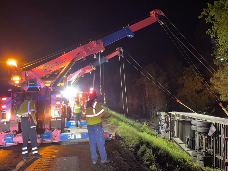 Greeneville tractor trailer recovery
