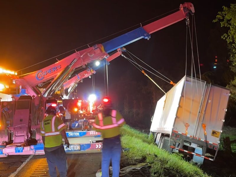 Morristown tractor trailer recovery