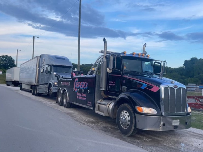 I-81 semi towing